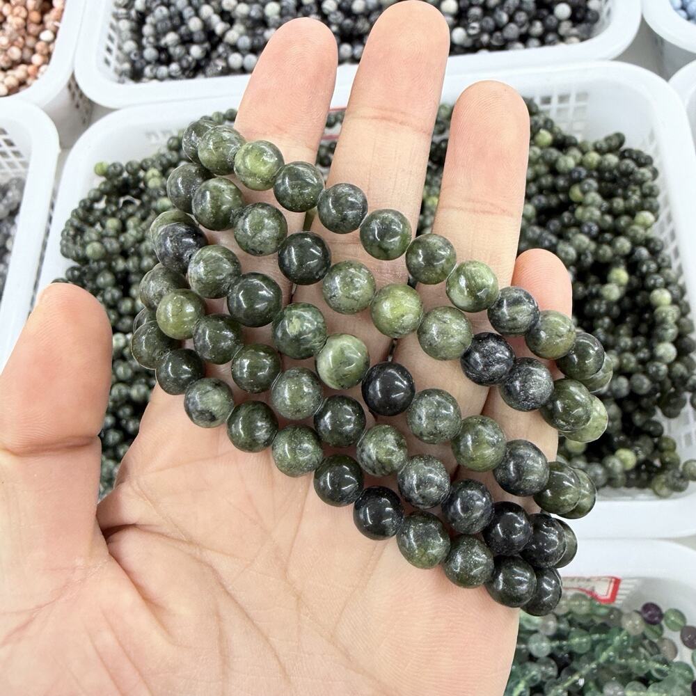 8MM Xiuyu Jade Green Bracelet
